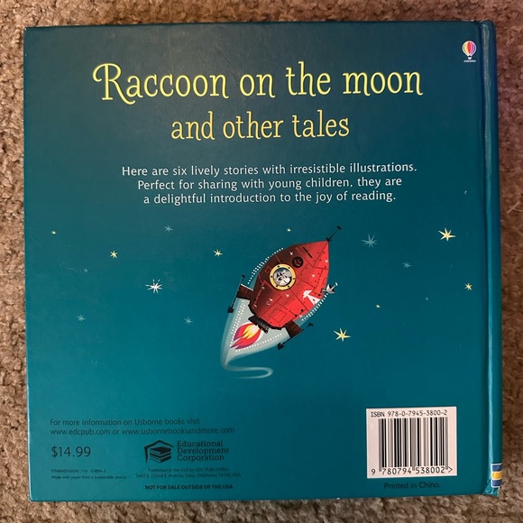 Usborne Raccoon on the Moon Book - Picture 2 of 2